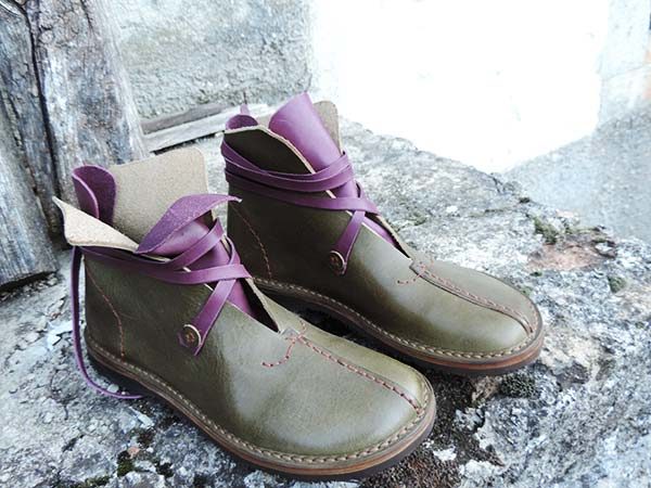 Scarpe artigianali stivaletto elfo